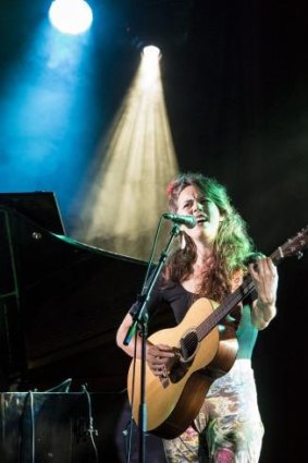 Balancing act: English singer-songwriter Olivia Chaney's performance spanned languages and continents in the Spiegeltent at the 2015 Sydney Festival
