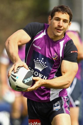 Billy Slater of the Storm.
