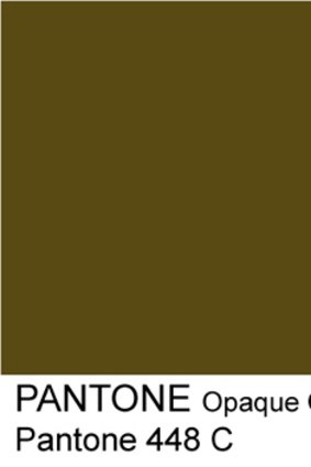 Pantone 448C: The murky hue was chosen for its lack of appeal to smokers.