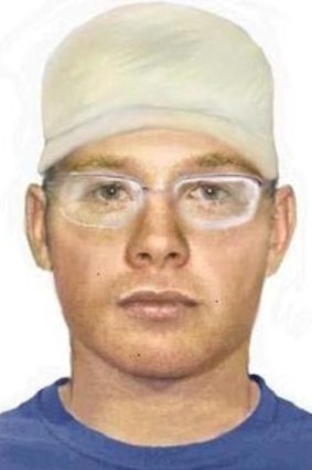 A police image of the wanted man.
