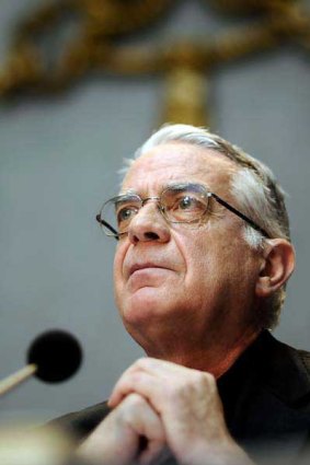 Vatican spokesman Father Federico Lombardi. <i>Picture: Filippo Monteforte/AFP</i>