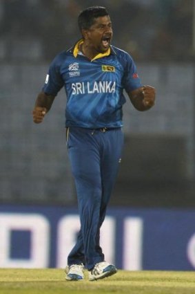 Destroyer: Sri Lankan spinner Rangana Herath.