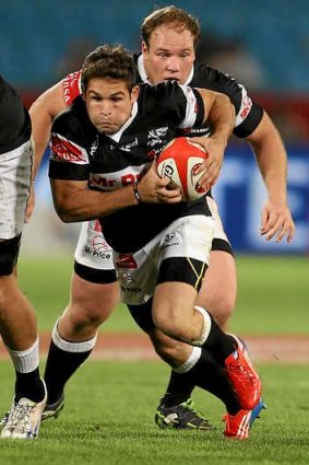 Cobus Reinach in action for Sharks on Friday night against the Bulls. The Sharks will play-off for the top spot on the ladder against Western Province next week.