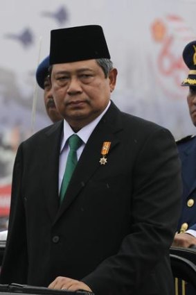 Attacked ... Indonesian President Susilo Bambang Yudhoyono.