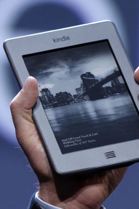 Cheaper option ... the Kindle Touch sports an infrared touchscreen.