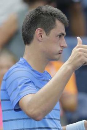 "I’m very, very happy with myself and the way I played today": Bernard Tomic.