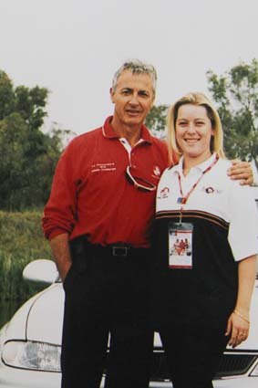 Rachelle Childs loved cars and idolised the late racing driver Peter Brock.