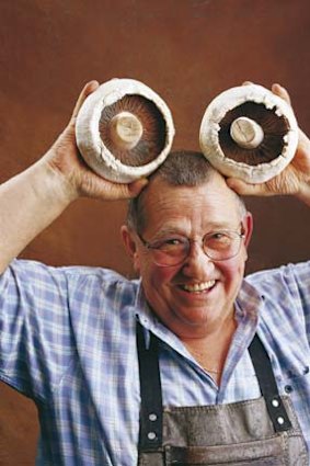 Mushroom man Damian Pike, OAM.