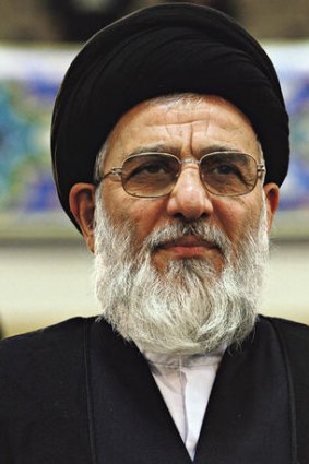 Looming force … Ayatollah Mahmoud Hashemi Shahroudi.