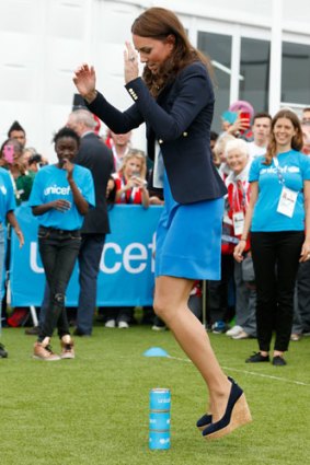 How to do smart casual ... Kate Middleton at the Commonwealth Games.
