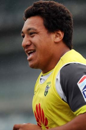Second thoughts &#8230; Eels signee Josh Papalii.