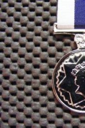 An Australian Police Medal, worn by every assistant commissioner at the AFP.