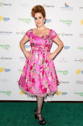 New focus: Katie Noonan arrives at The Emeralds and Ivy Ball.
