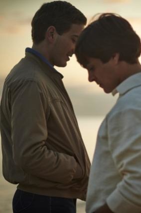 The romance between Tim Conigrave (Ryan Corr) and John Caleo? (Craig Stott) endures despite widespread disapproval.
