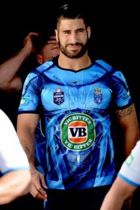 Engine room: James Tamou is ready for whatever the Queensland forwards throw at him.