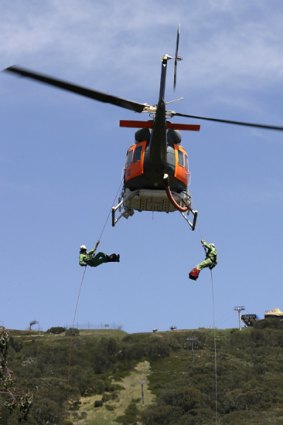 DSE fire-fighting training at Mt Buller.