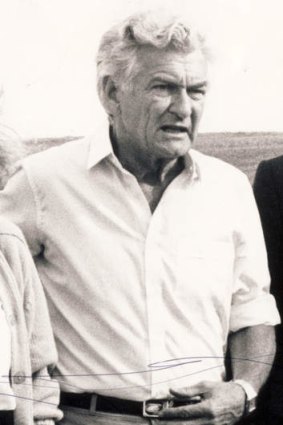 Former Prime Minister, Bob Hawke.