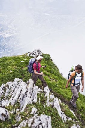 Hiking in the Karwendel range.