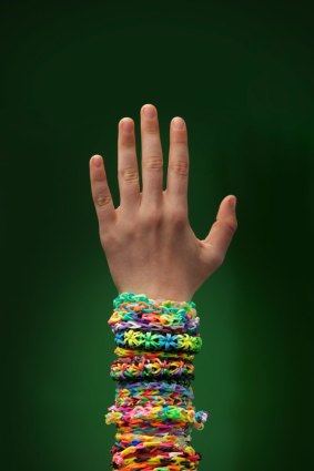 Loom bands, which can be constructed in an almost endless series of colours and patterns, have been embraced by both girls and boys. 