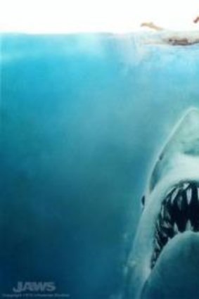 Sharkbait ... the iconic image that sent shivers down our collective spines 40 years ago.