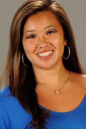 Victim ... College basketball coach Monica Quan, pictured, and her fiance were shot dead. Reports say she is the daughter of one of Dorner's police colleagues.