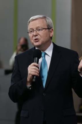 Prime Minister Kevin Rudd: "I believe I was doing absolutely the right thing by the party and by the country".