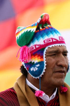 Bolivan President Evo Morales, pictured, says quinoa 'is reclaiming its rightful recognition as the most important food for life'.