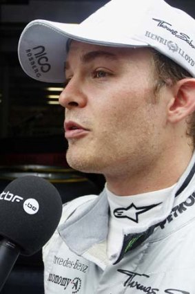 Nico Rosberg at the European Grand Prix in Valencia.