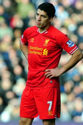Bidding war: Luis Suarez has shunned Arsenal to stay with Liverpool.