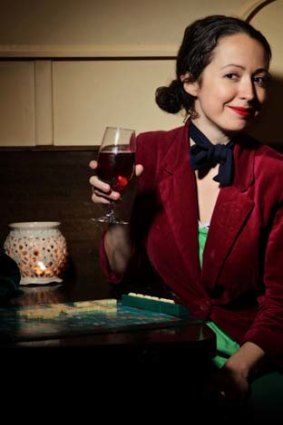 Red-letter date ... Marieke Hardy enjoys wine and Scrabble at her local pub.