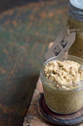 Horseradish and tarragon mustard from Mr Wilkinson's Favourite Vegetables.