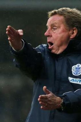 Animated: Queens Park Rangers manager Harry Redknapp.