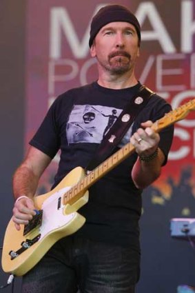 U2 guitarist The Edge.