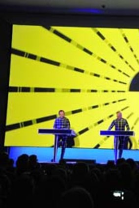 Electronic music pioneers: Kraftwerk.
