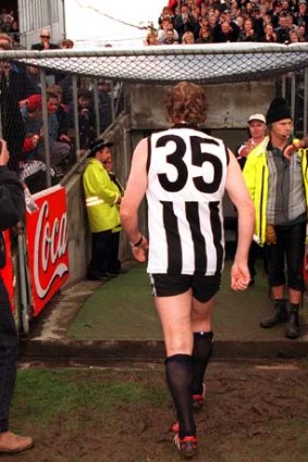 The famous no.35 of Peter Daicos and Simon Prestigiacomo is now to be worn by Collingwood's first round draft choice each season.