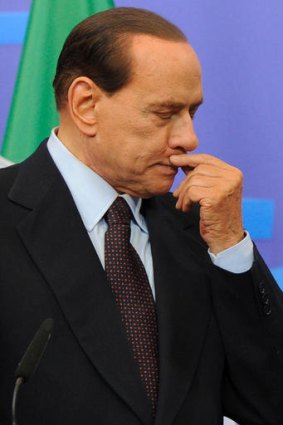 Italian Prime Minister Silvio Berlusconi.