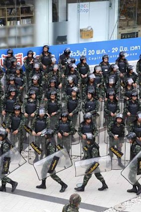 Central Bangkok: The scenes that have confronted visitors to Thailand as the country is swept by protests.