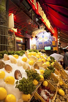 A market in Brussels.