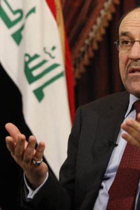 Iraq Prime Minister Nouri al-Maliki.