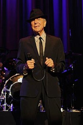 Leonard Cohen in Brisbane.
