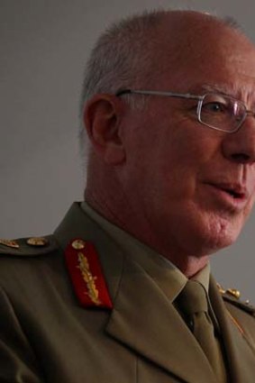 Offering condolences to the boy's family: Australian Defence Force chief David Hurley.