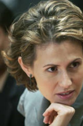 First lady &#8230; Asma al-Assad.