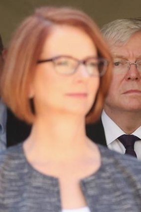 Julia Gillard admits that deposing Kevin Rudd as prime minister damaged her reputation.