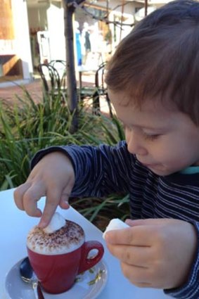 Marshmallow adds zest to a babycino