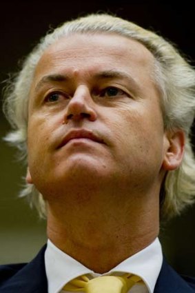 Dutch politician Geert Wilders.