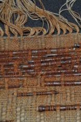'Rusty Nails' scarf by Sophie Clark.