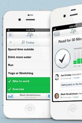 Motivator ... the Lift app for iPhone.