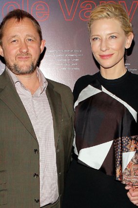 Cate Blanchett and husband Andrew Upton in New York.