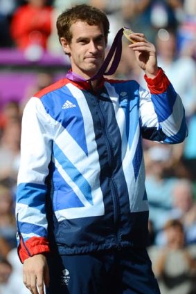 Show of mettle &#8230; Andy Murray said he was inspired by the likes of Mo Farah, Britain's 10,000m gold medal winner.