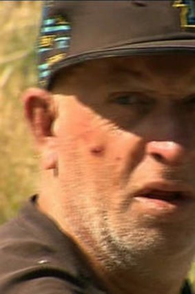 Screen grab. Step father of 14 year old boy who was killed in Scarsdale, Ballarat. Channel Ten News. 5 January 2013.